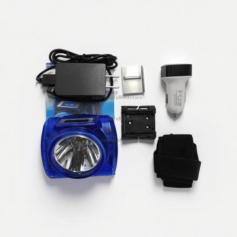 New KL6 LED Mining Headlamp, IP68 Waterproof 7000mAh Rechargeable Headlight for Underground Outdoor Work