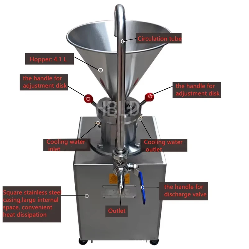 Fully Automatic Stainless Steel Peanut Butter Making Machine, Household Peanut Butter Machine, Small Nut Grinder