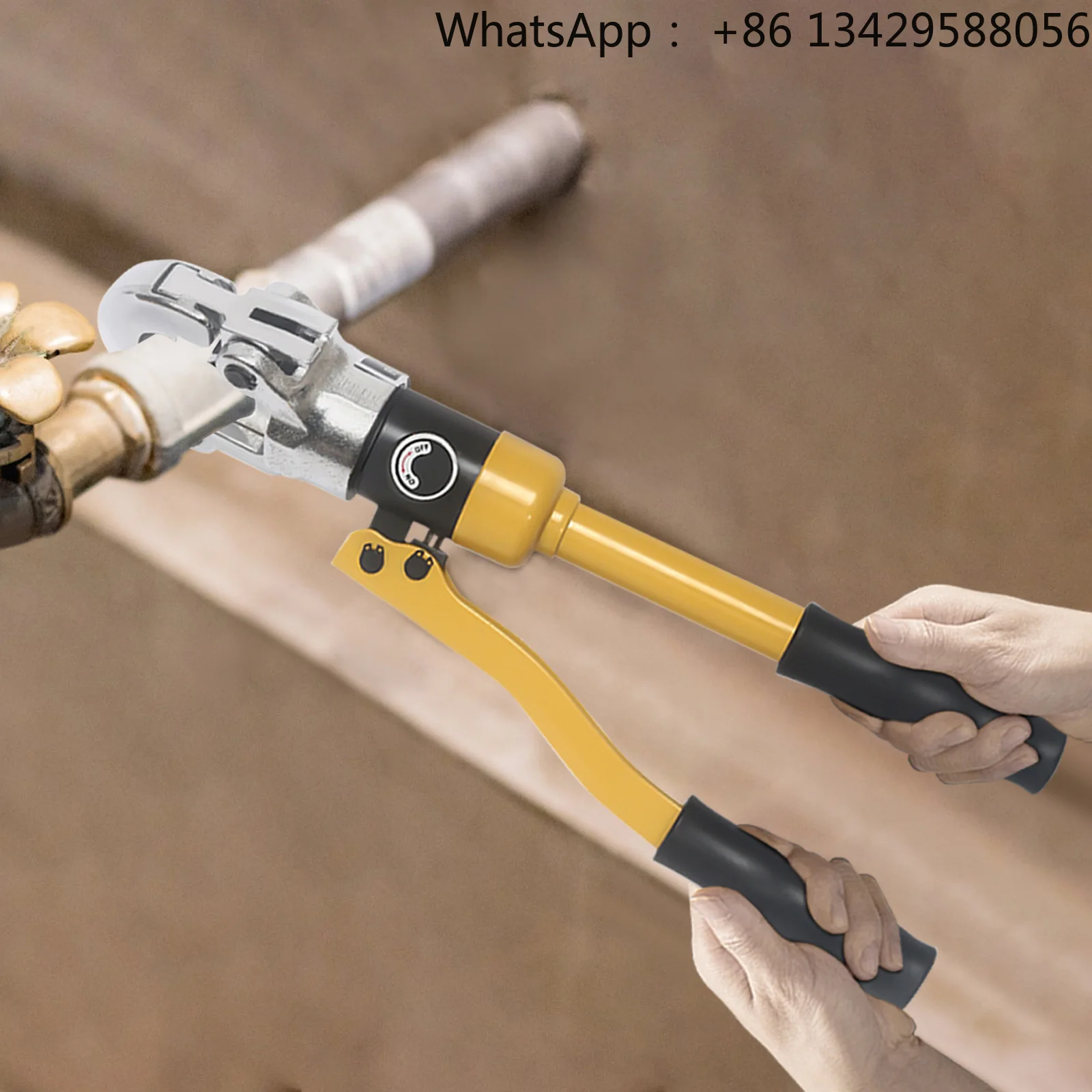 

Alicates prensado hidráulicos 8 toneladas TH 16/20/25/32mm herramienta prensa profesional para PEX,PB, tubos alumini