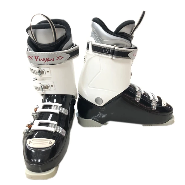 Alpine Ski Boots With Stiff Shell