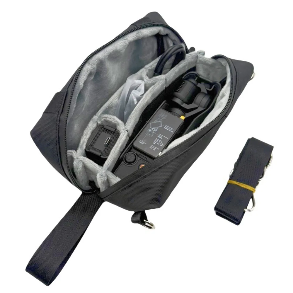 

Portable Protective Storage Bag for DJI Osmo Pocket 3 - Compact Travel Pouch for Action Camera, USB Cables & Small Parts NA183S