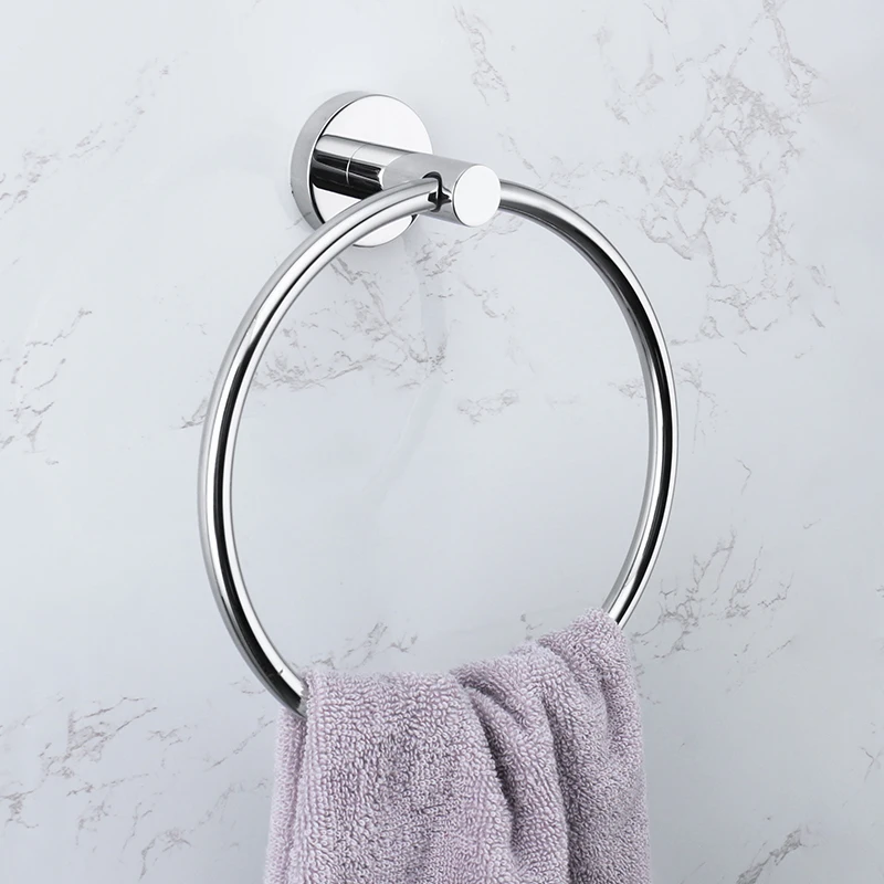 Bathroom Hardware 304 Stainless Steel Chrome Towel Rack Toilet Paper Holder Soap Holder Towel Bar Toilet Accessories