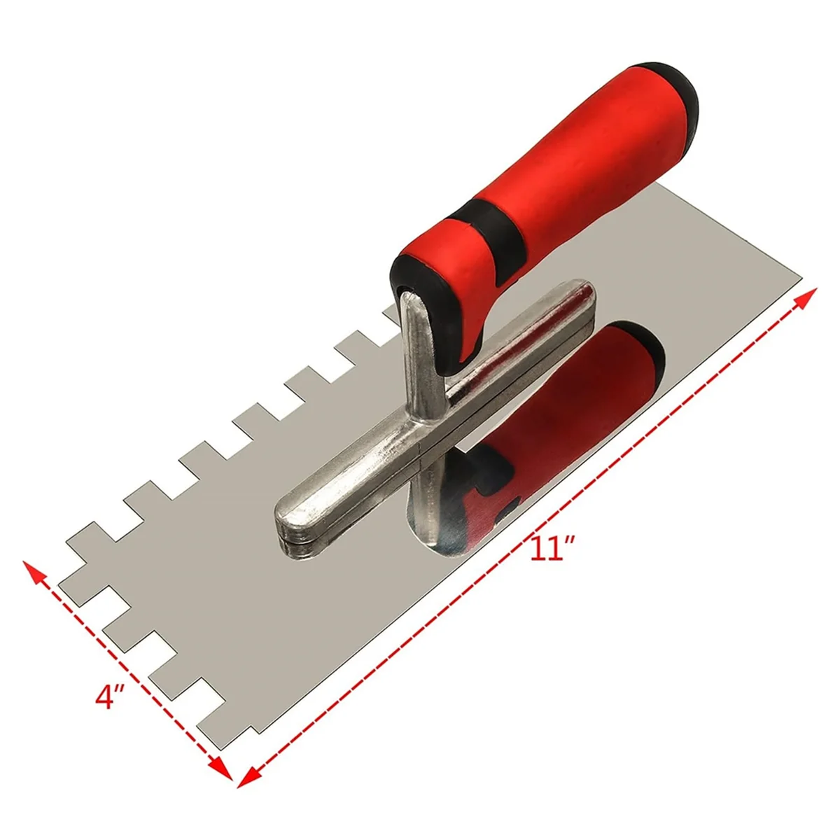 

ABNJ 6pcs Tile Tools,Stainless Steel Square Notched Trowel Set,Grout Float and Grout Sponge for Tiling Installation Grouting