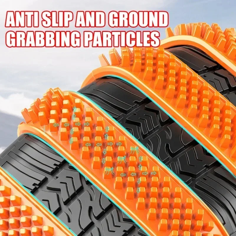 Universal Car Tire Snow Chain Portable Emergency Anti Slip Traction Belt Winter Vehicle Tyre Anti-skid Strap for Snow Ice Road