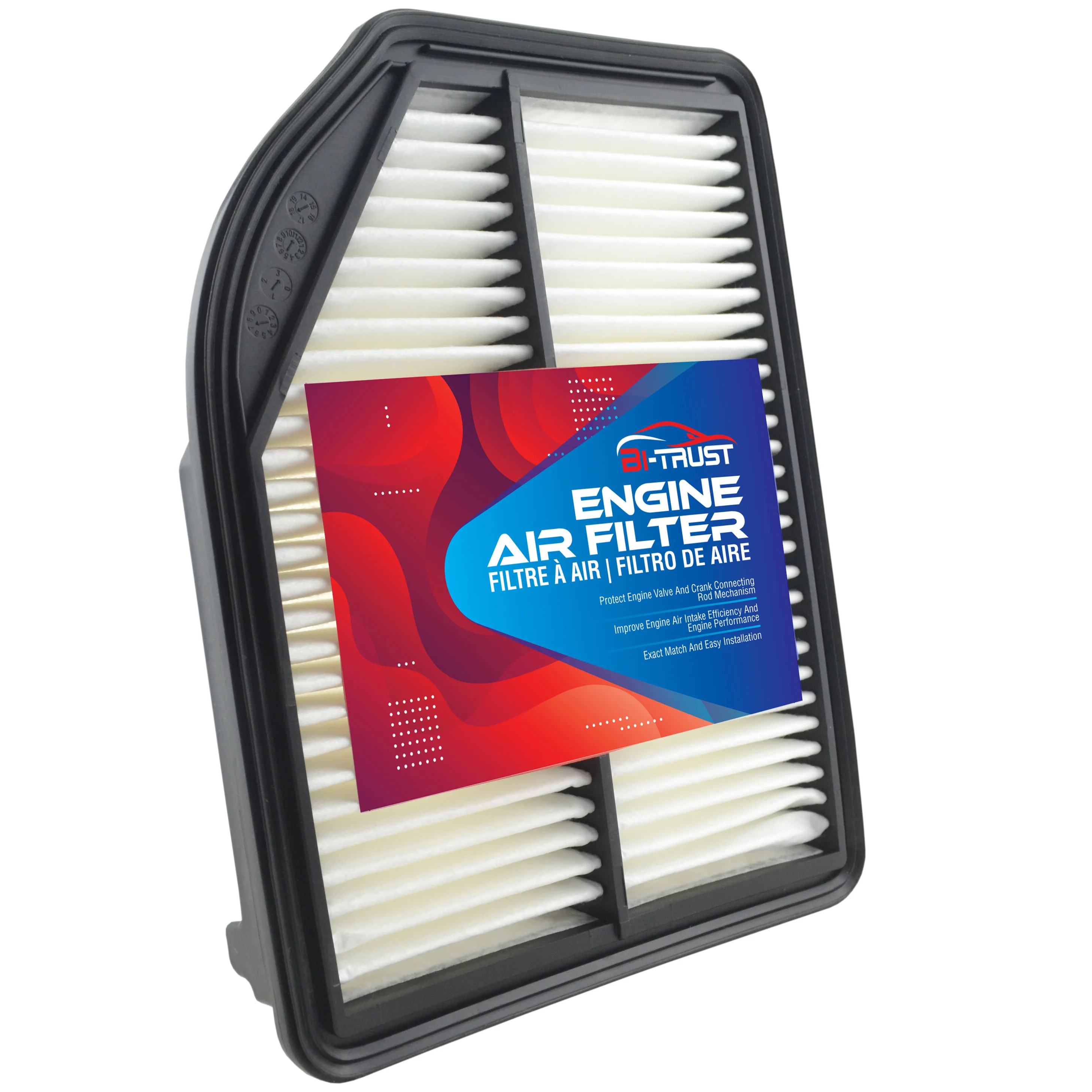 

Car Engine Air Filter For Honda CRV CR-V RM 2.4L 2012 2013 2014 2015 2016 2017 17220-R5A-A00 17220R5AA00