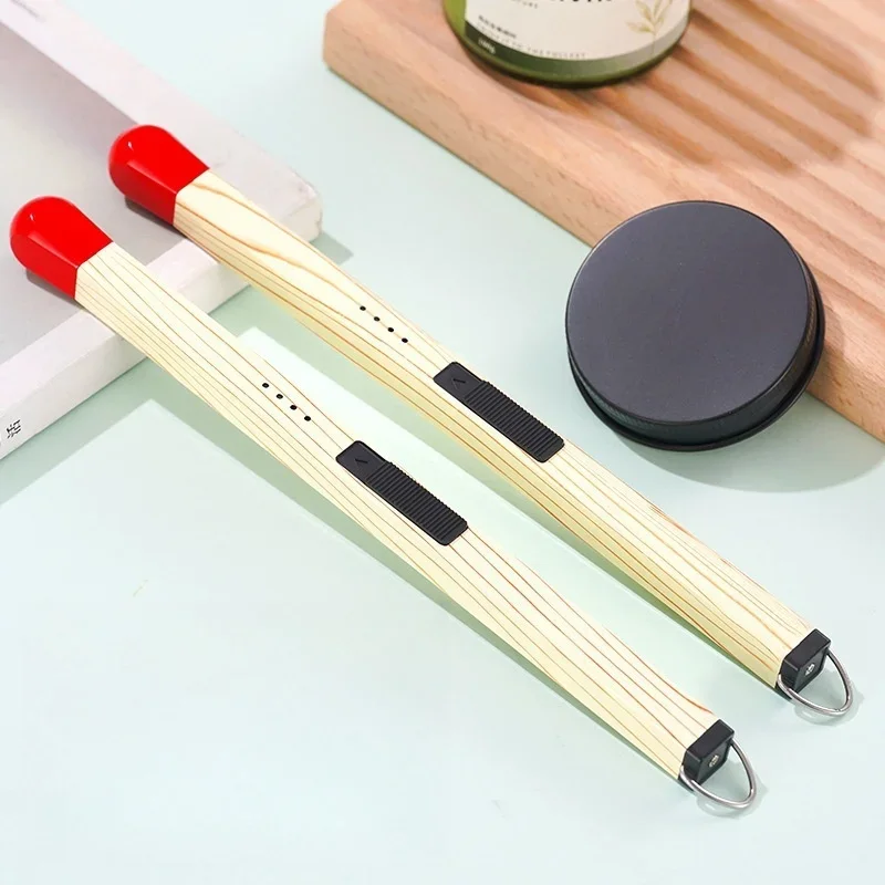 Simulated match charging lighter, aromatherapy igniter, arc matchstick with an extra long handle for household portable ignition