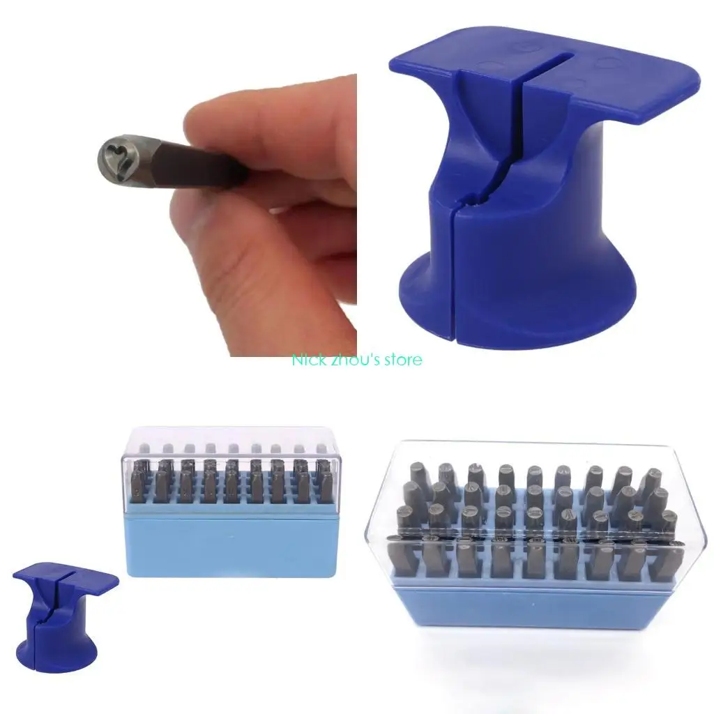 

E15E Professional Grade Metal Stamping Number and Letter Stamp Set Printing Tools