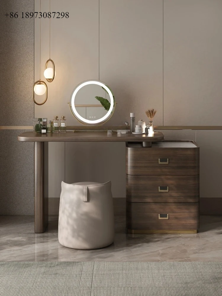 

Дизайнерский комод высокого класса, итальянский минималистский выдвижной туалетный столик для маленькой квартиры