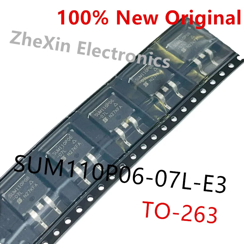 5PCS/Lot   SUM110P06-07L-E3 、SUM110P06-08L-E3 、SUM110P08-11L-E3   New Trans MOSFET P-CH   SUM110P06 、SUM110P08