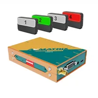 AVMATRIX TS3019-4 Wireless Tally System 4 Channel 200m Wireless Tally 1 box and 4 Tally lamps for Camera and Live Video Switcher