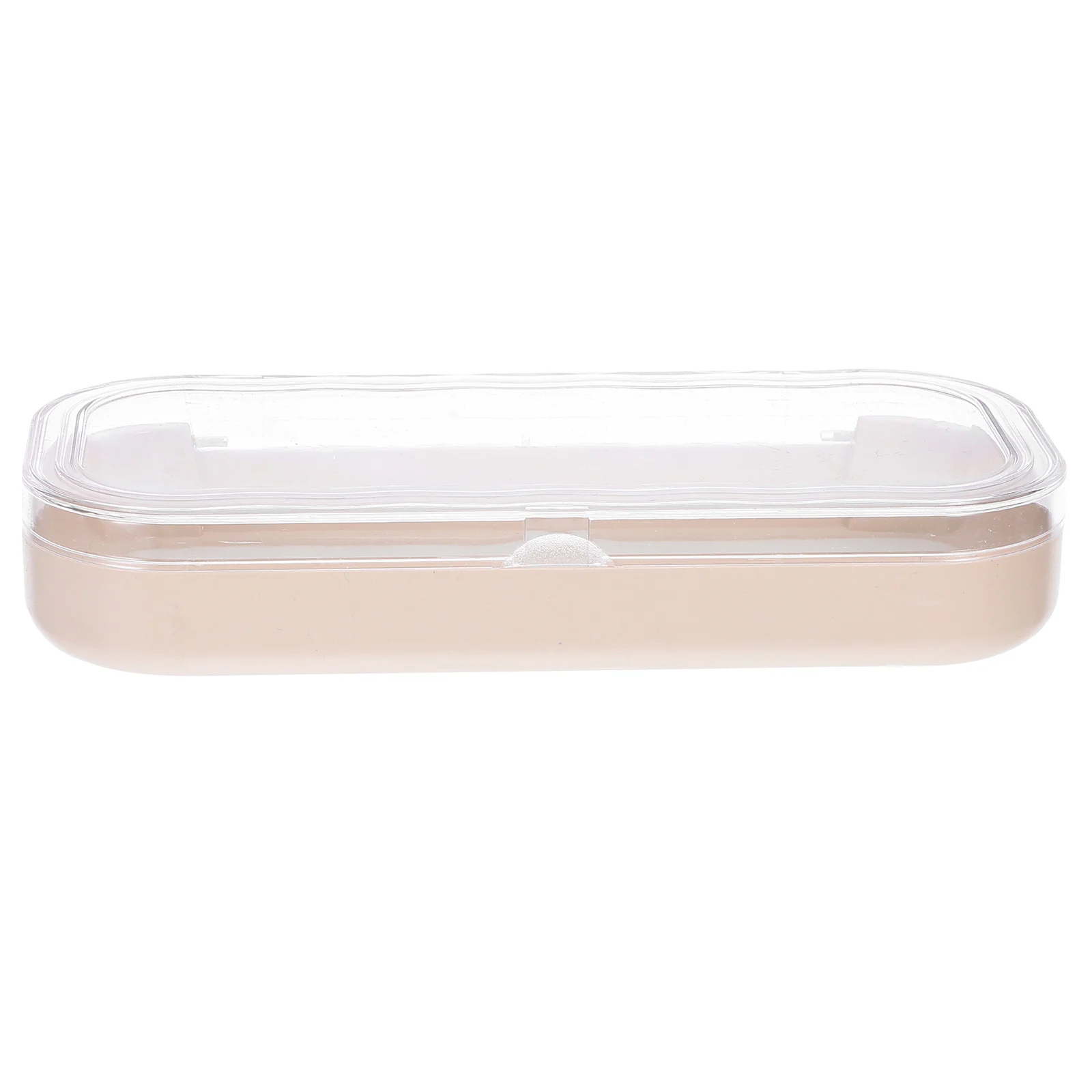 

Transparent Wave Flip-Top Eyeglass Case Plastic Portable Glasses Organizer Travel Sunglasses Storage Sun Glasses Organizer