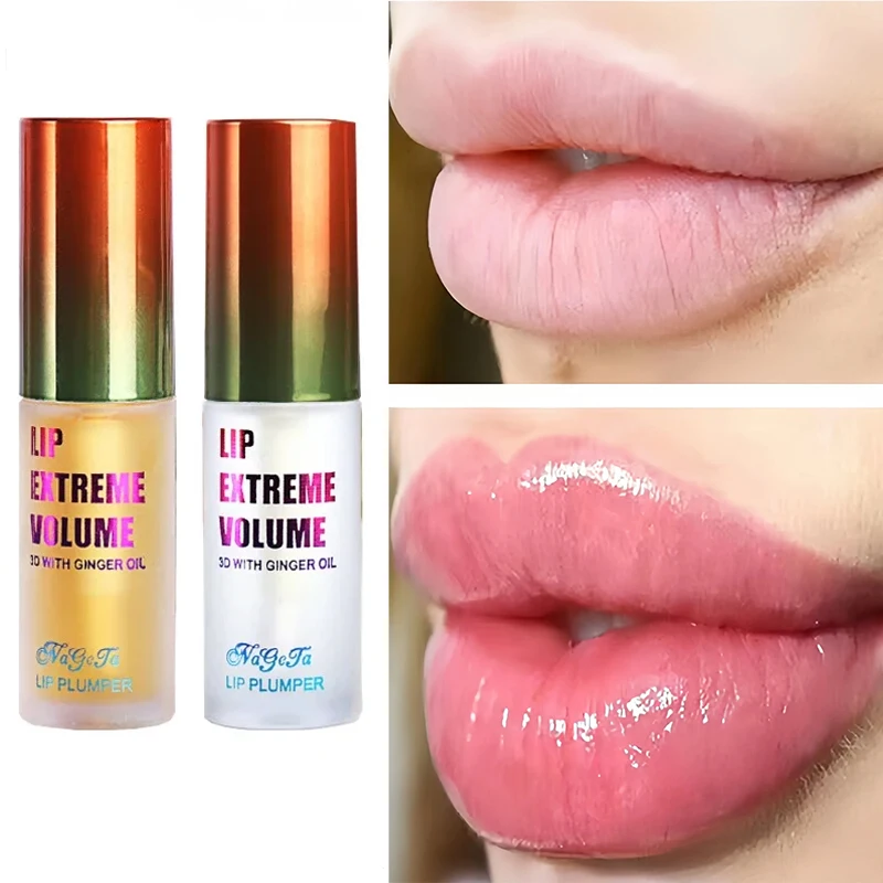 Instant Volumising Essence Oil Long Lasting Lip Plumper Oil Serum Repair Lip Fine Lines Increases Elasticity Sexy Lip Balm 2023