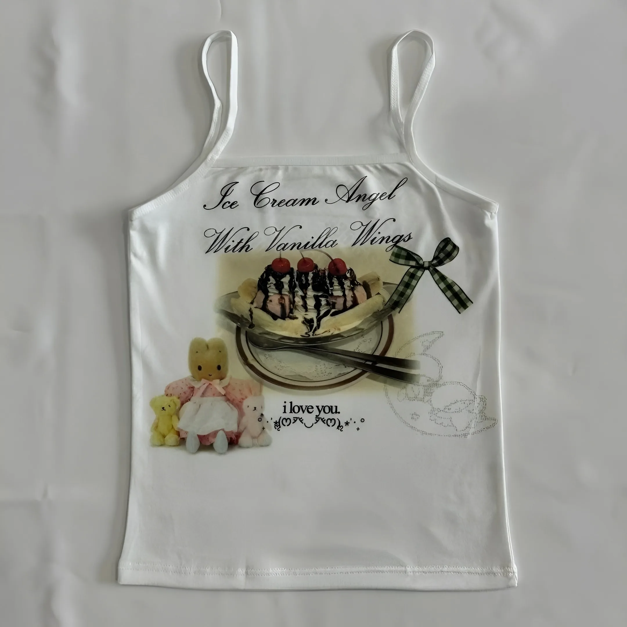 

NEW Sexy Corset Punk Grunge Camisole Top Aesthetic Streetwear Women's Print Crop Top Y2k Clothes Emo Girl Sleeveless Tank Top