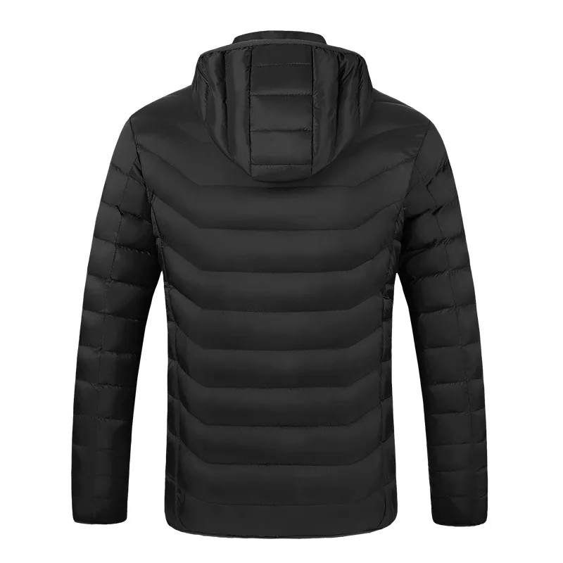 Heaty cotton jacket Men's heated clothing 2/4/9 Zone hooded down cotton jacket Heaty clothing