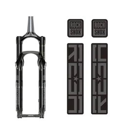 22 cm * 15 cm Rockshox Reba Mountain Forcella Adesivo Accessori per biciclette MTB Bike Forcella anteriore Decal