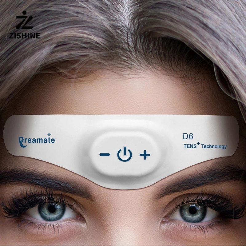 

Portable head-mounted electronic sleep aid, sleep aid device, brainwave therapy to improve severe insomnia