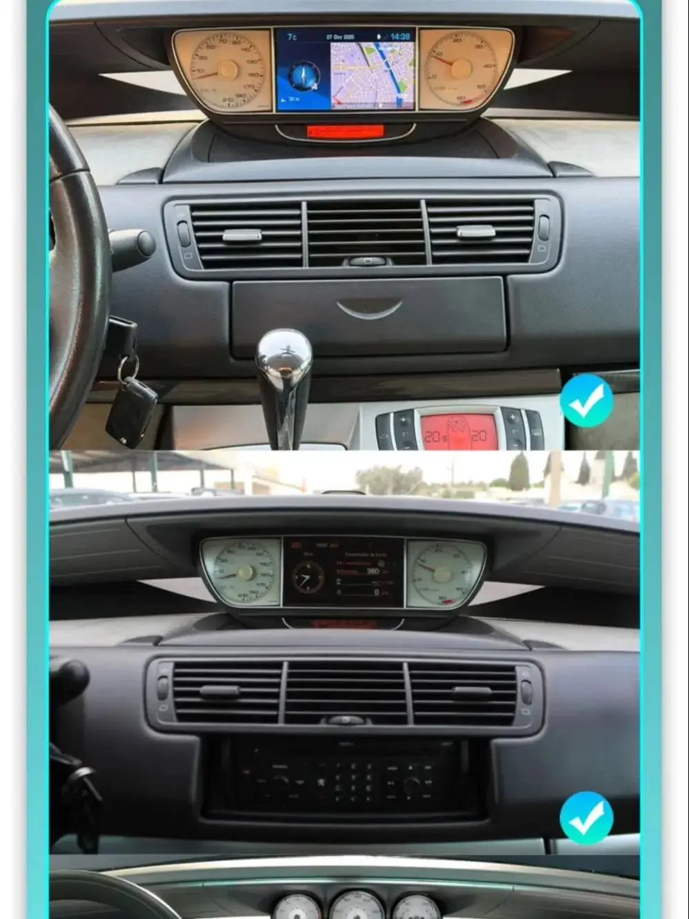 7 inch autoradio OEM-stijl zonder DVD-speler voor Peugeot 807 CITROEN C8 2002 2003-2014 Auto Multimedia Stereo GPS CarPlay speler - afbeelding 2