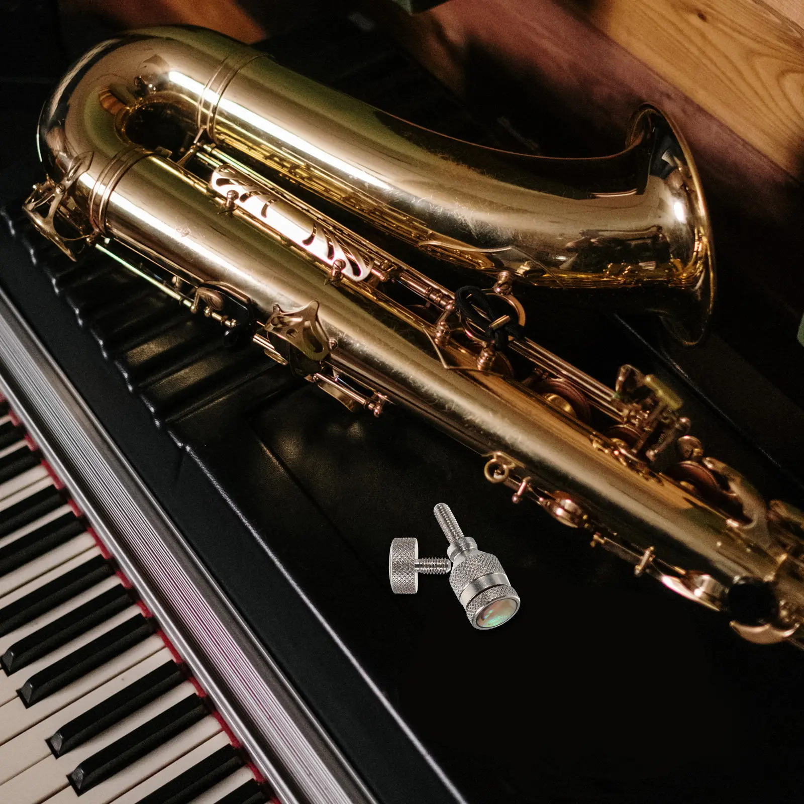 1Set Professional Saxophone Neck Screw Exquisite Craftsmanship Enhance Tonal Character Ideal for Instrument Maintenance