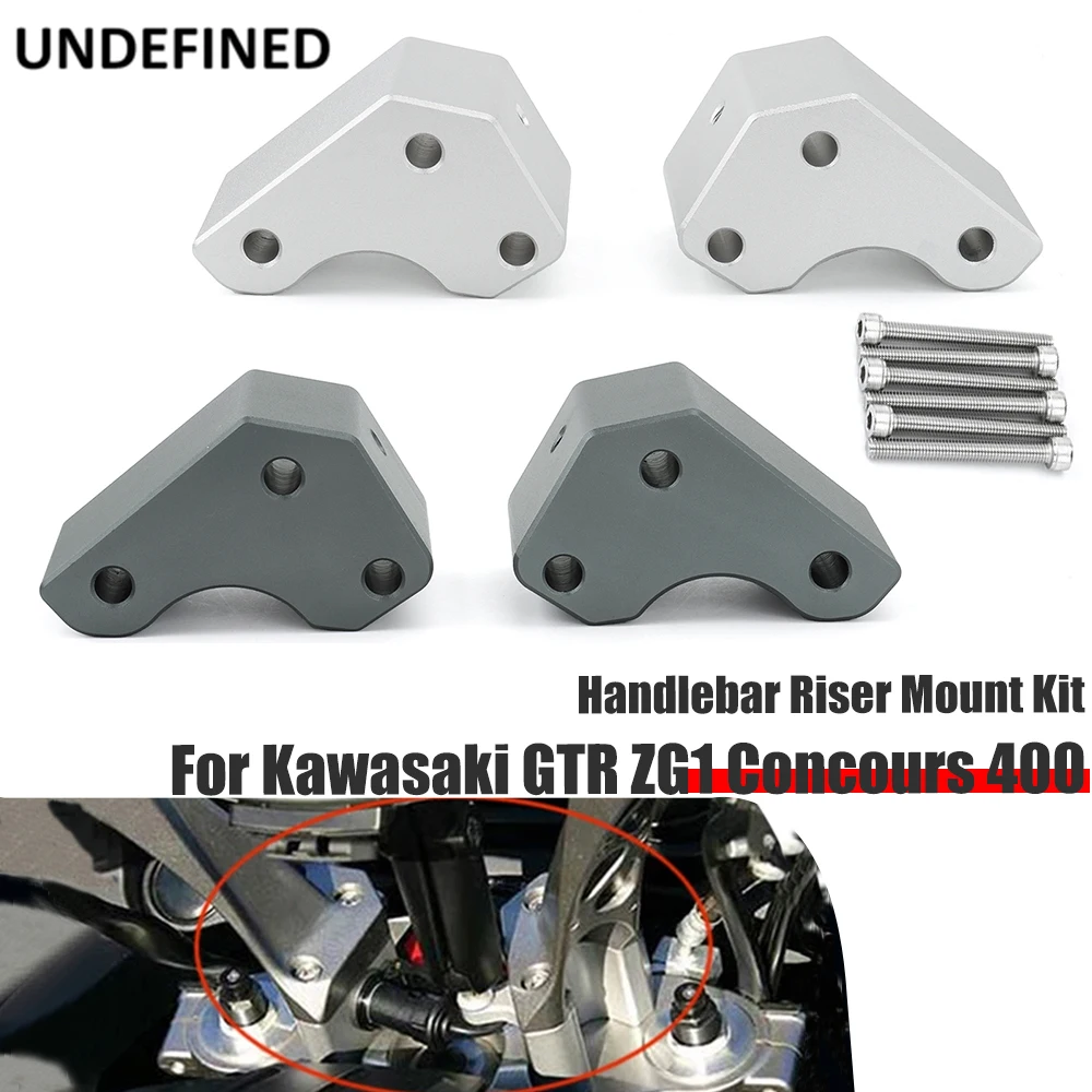 

Motorcycle Handlebar Riser GTR1400 Height up Adapter Mounts Extension Kit for Kawasaki GTR 1400 ZG1400 Concours 1400 2008-2020