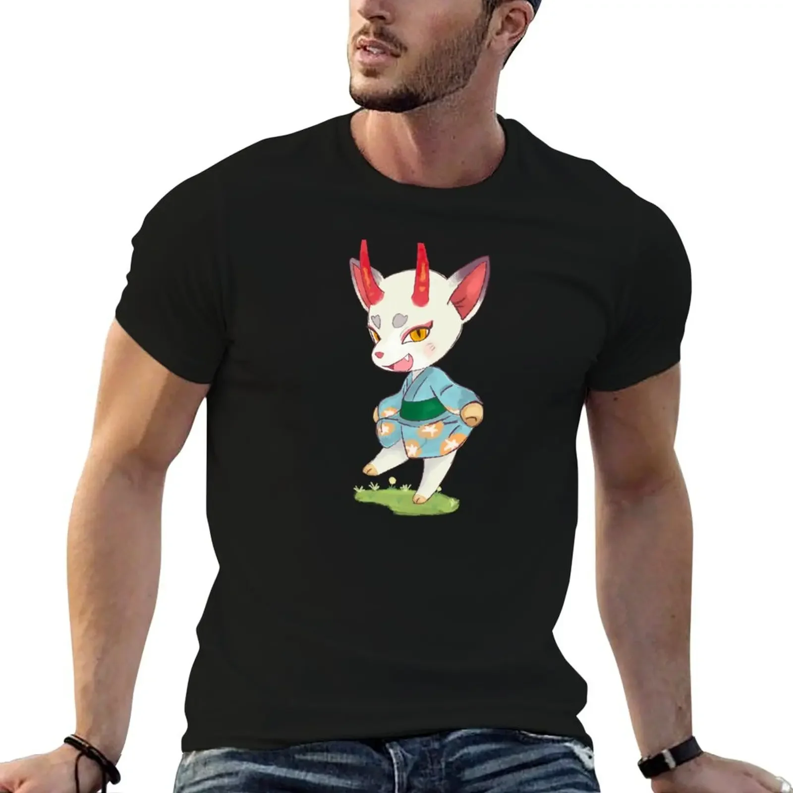 

Shino ACNH T-Shirt cute tops luxury clothing labubu mens graphic t-shirts funny