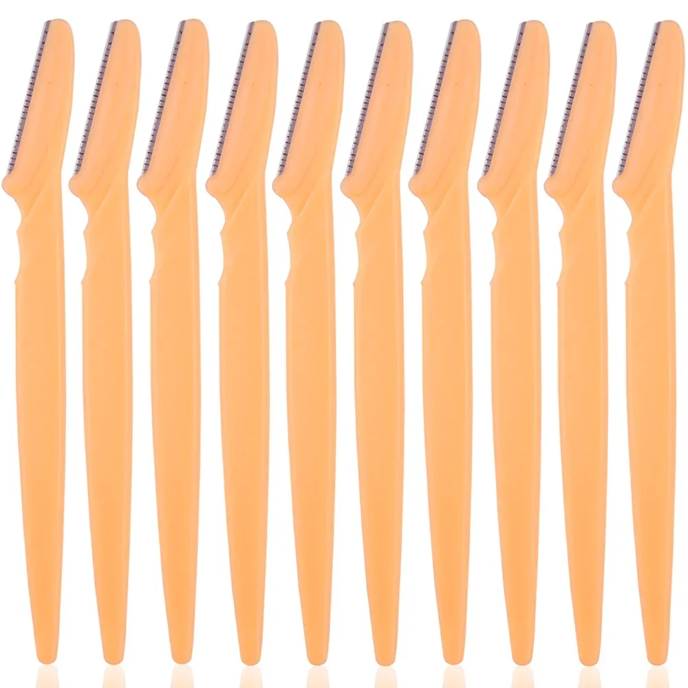3/10Pcs Augenbraue Epilation Haar Entfernung Schneider Sicherheit Messer Make-Up Schaber Augenbraue Trimmer Klinge Frauen Gesicht Rasierer Tragbare