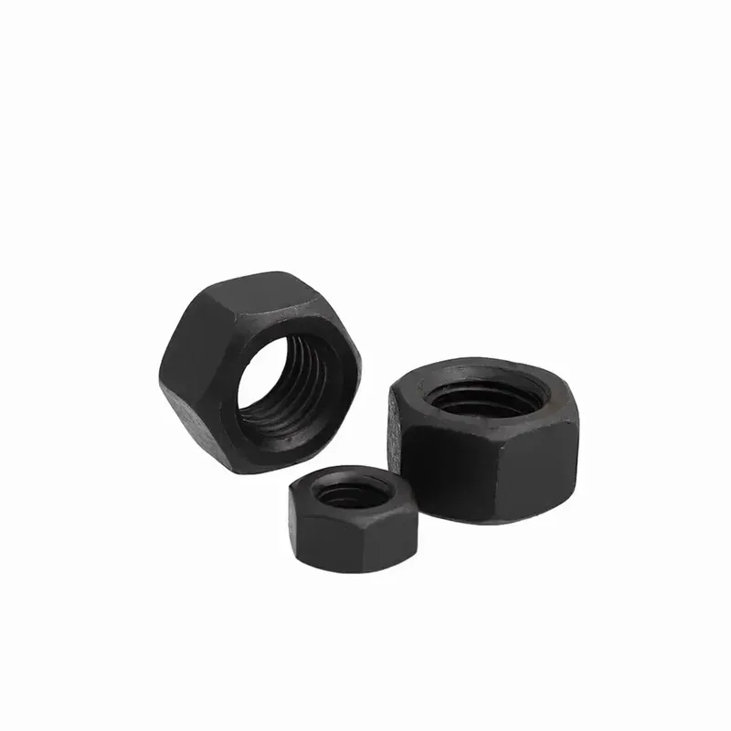 Black Alloy Steel Hex Lock Nut Grade 12.9 Fine Thread M8 M10 M12 M16 M27 5