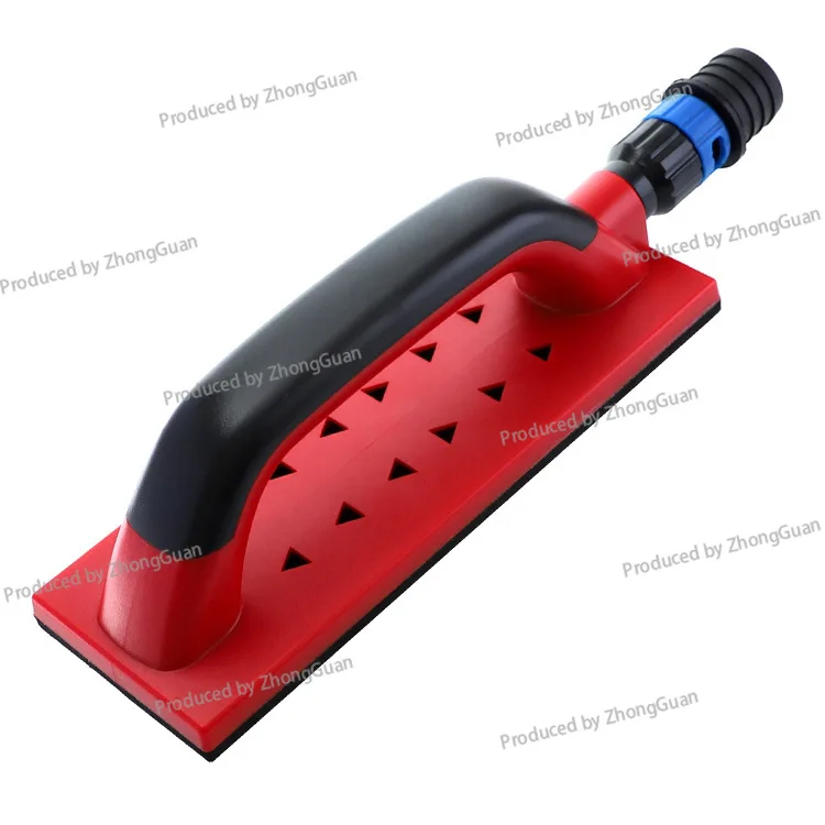 Square Dust-Free Hand Grinding Board for Dust-Free Dry Grinder, Manual Grinding Board with Mesh Sand for Polishing