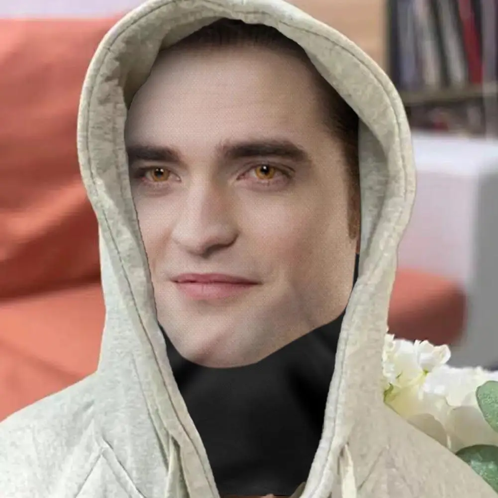 Maschera stampata 3D creativa Puntelli cosplay per feste Maschera per il viso in rete elastica per uomo Donna Copricapo cosplay Cappuccio complicato Novità Forniture