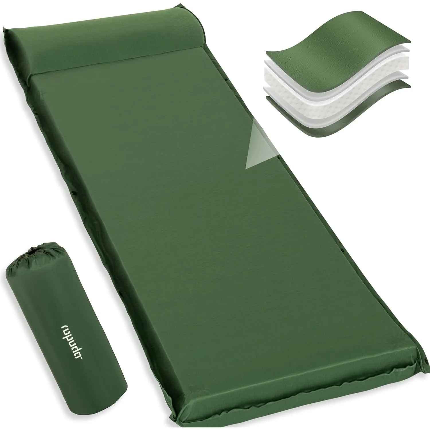 Self Inflating Sleeping Pad - Fast-Rebound, 3