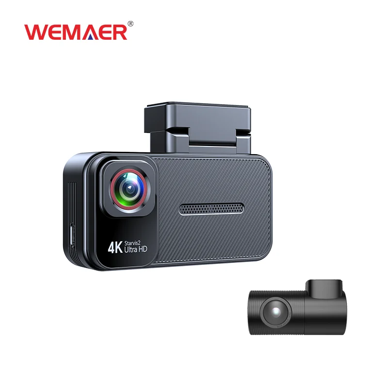 STARVIS Dash Cam Supported 2 Channel F1.5 Dual Lens Dash Cam 3 Inches IPS LCD 4k+2k With Type-C Power Port For Agent