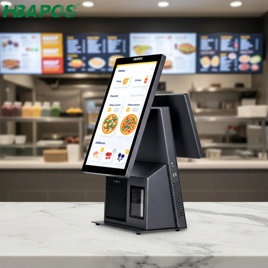 

ATV&UTV15.6" All-in-One POS System Touchscreen Cash Register for Restaurant Metal Housing Quad-Core CPU MSATA 128GB/256G/512G