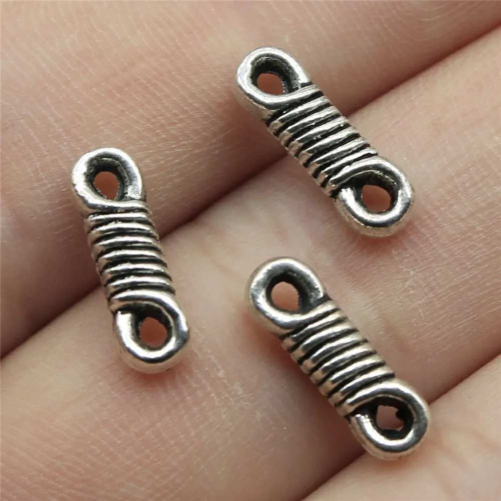 WYSIWYG 20pcs 14x4mm Twisted Rope Connector Jewelry Making For Bracelet Making Necklace Making