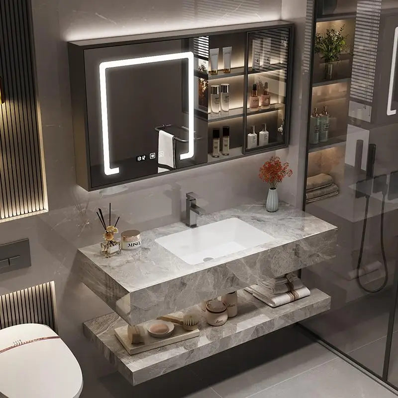 Installation Marble Bathroom Cabinet Recessed Hidden Slim Shower Caddy Bathroom Cabinet Narrow Space Saving Armoire Furniture