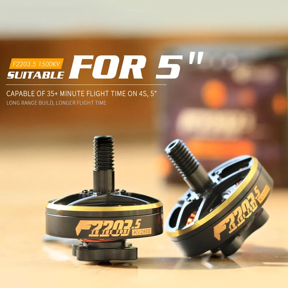 T-MOTOR F2203.5 1500KV 2850KV 3550KV 4~6S Brushless Motor for 3inch Cinewhoop 4inch Toothpick 5inch Long Range RC FPV Drone