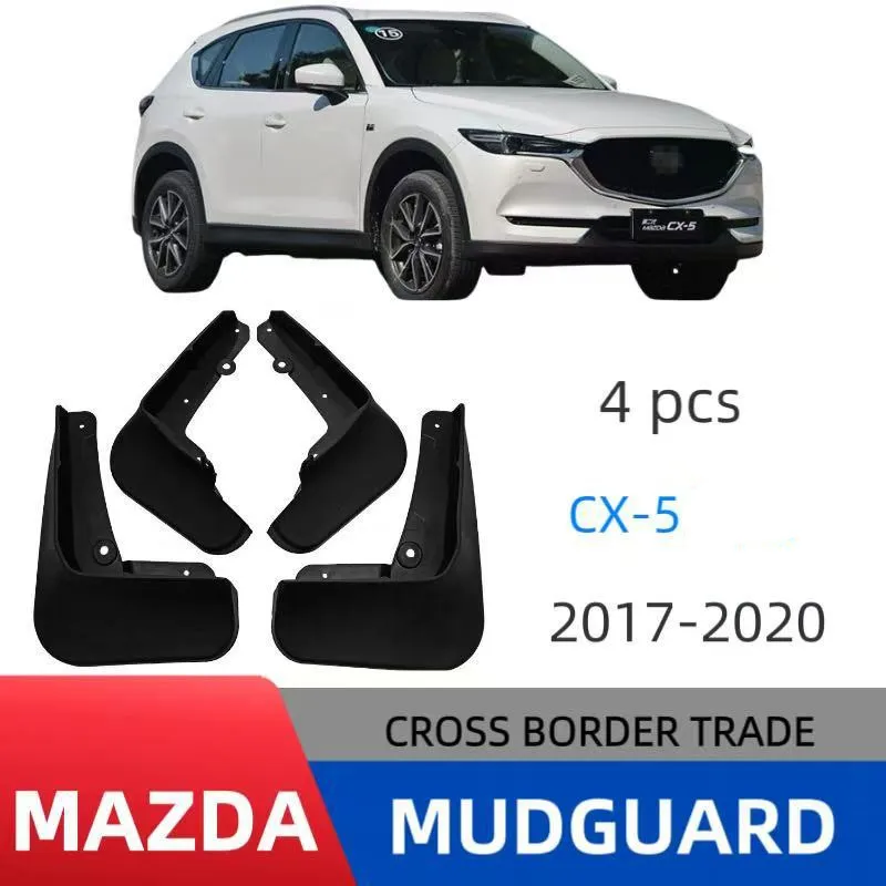 

4x Car Mud Guards Mud Fender Accessories For MAZDA CX-5 CX5 CX 5 KF 2017 - 2020 4pcs Mudflaps Mud Flaps Splash Guards Mudguards