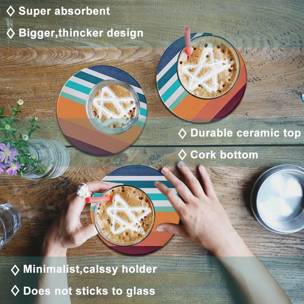 6 قطعة كوستر مقاومة سيليكون حصيرة كأس الوقايات مع حامل عدم الانزلاق وعاء حامل مفرش طاولة اكسسوارات المطبخ أداة