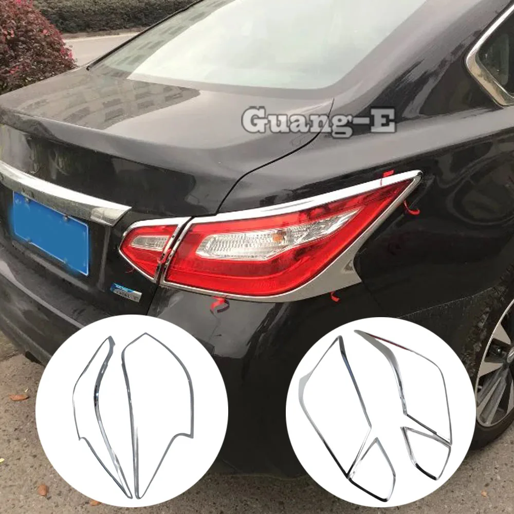 

Стайлинг автомобиля, АБС-пластик, хромированная накладка на задний фонарь, рамка лампы для Nissan Altima Teana 2013 2014 2015 2016 2017 2018