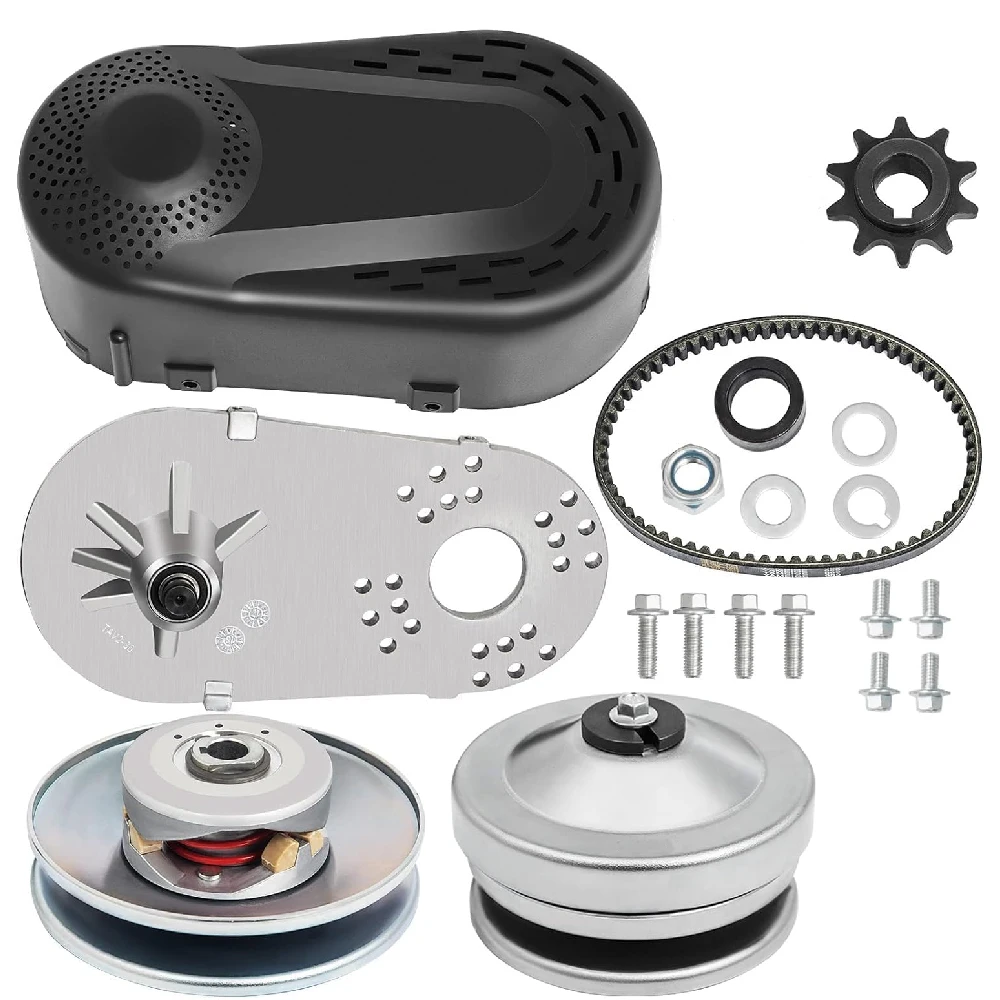 

Clutch Small Engine Drive Belt CVT 2HP-7HP 3/4" Go Kart Clutch 212CC 30 Series 10T Replacement Set TAV2 30-75 Manco