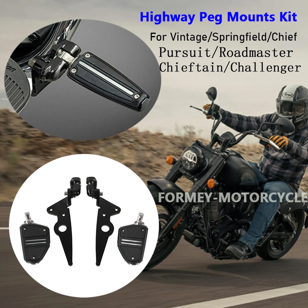 

Motorcycle Driver Aluminum Highway Peg Mounts Highway Peg Mounts Foot Peg For Indian Challenger Chief Chieftain Pursuit Pursuit