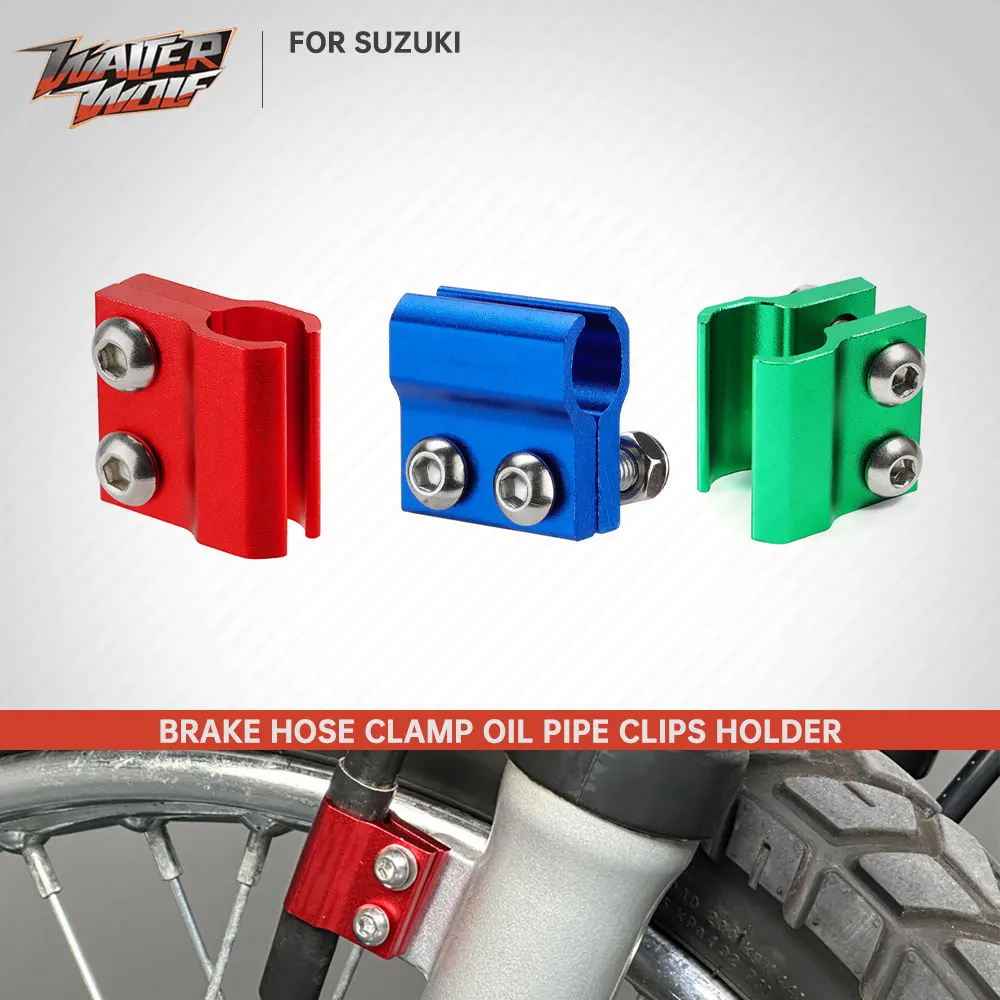 

RM RM-Z DR-Z Хомут для шланга переднего тормозного троса для Suzuki DRZ400 RM125 RM250 RMZ250 RMZ450 DRZ RMZ 125 250 450 96-24 Фиксированный зажим