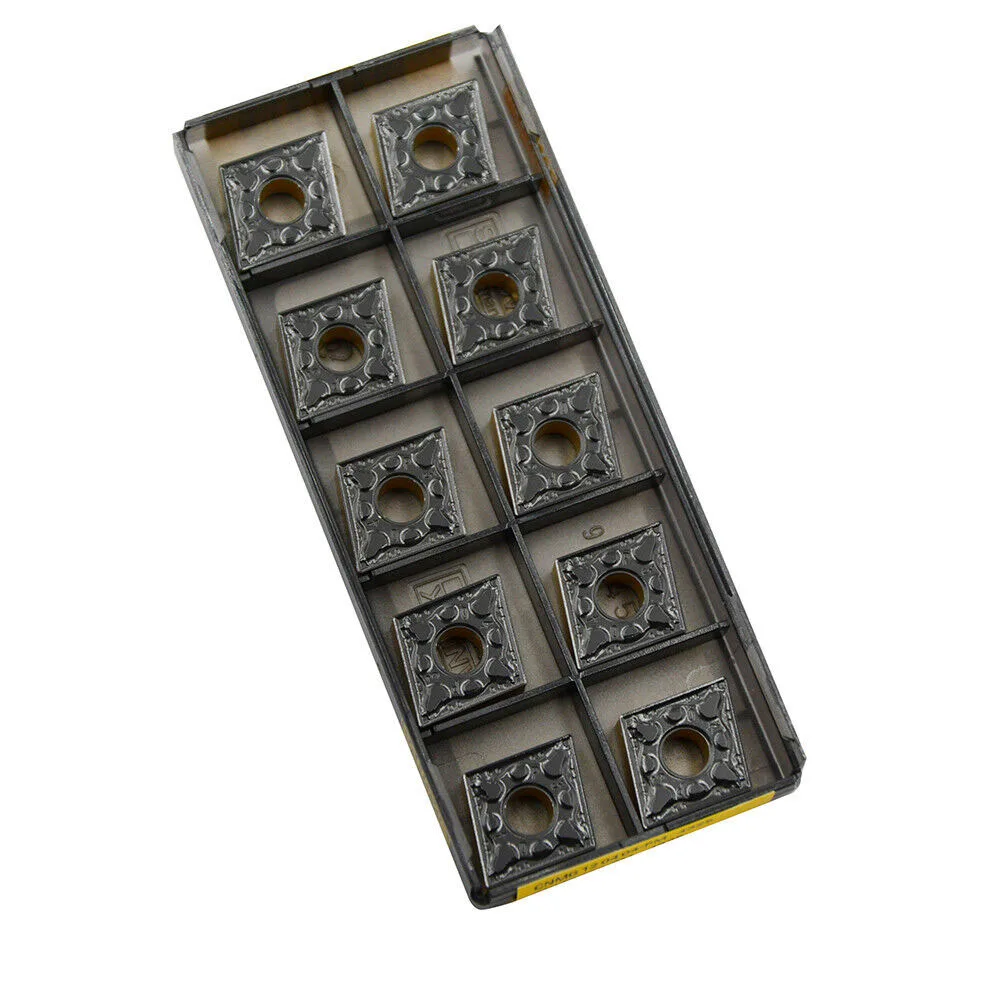 CNC旋盤ブレード回転工具、超硬インサート、鋼鉄切断、加工仕上げ、CNMG120404-PM 4325、10個