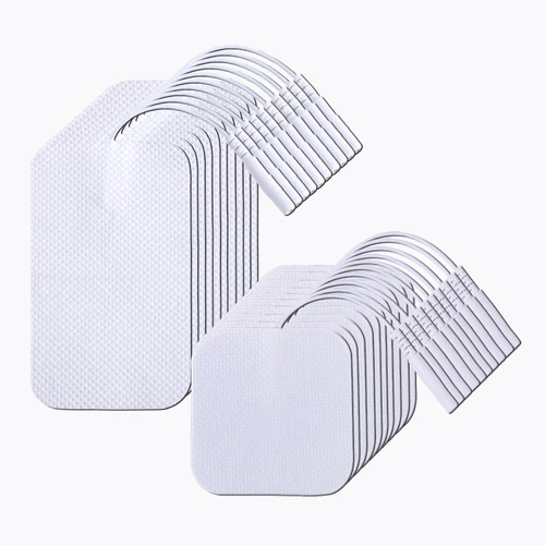 Almohadillas de electrodos TENS para acupuntura, masajeador de fisioterapia, parches de pulso EMS, pegatina Estimulador muscular, 10/20/50/100 Uds.