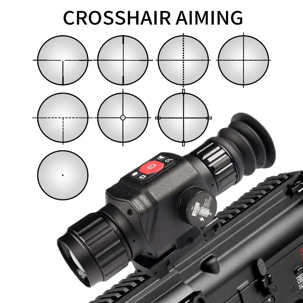 Thermal Imager GR225 Infrared Night Vision Aiming for Hunting Outdoor Adjustable Focus Infrared Thermal Camera Scope Riflescope