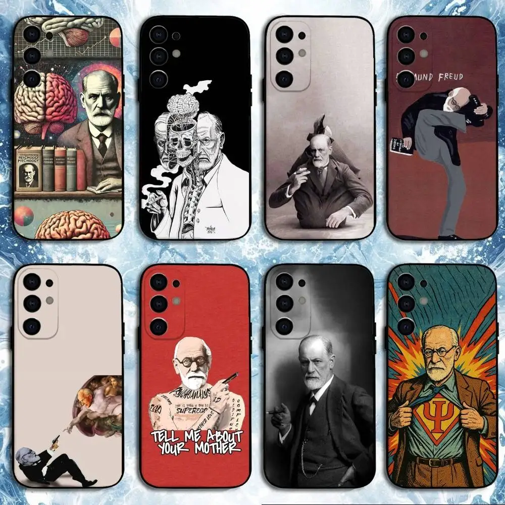 

Psychoanalysis Sigmund Freud Phone Case For Samsung S25,S24,S23,S22,S21,S20,Plus,Fe,Lite,Others Black Cover