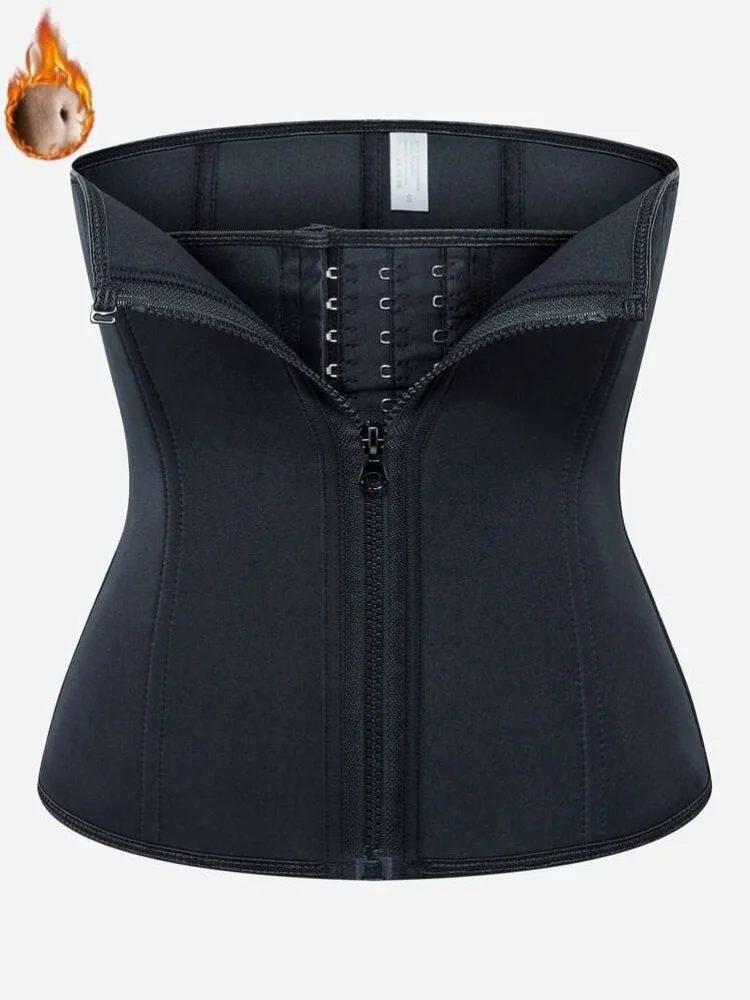 Ceinture de sudation amincissante pour femme grande taille, gaine amincissante en néoprène avec 9 baleines en acier, enveloppe abdominale amincissante, serre-taille sportif