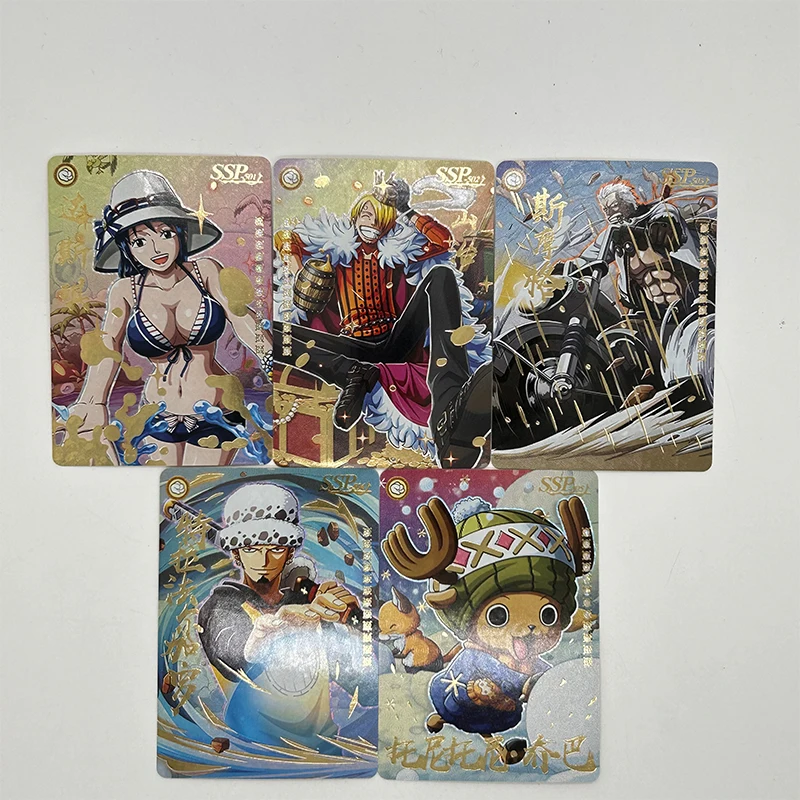 One Piece Ssp-Series Anime Characters Tashigi Sanji Trafalgar D Water Law Chopper Collection Card Christmas Birthday Gift