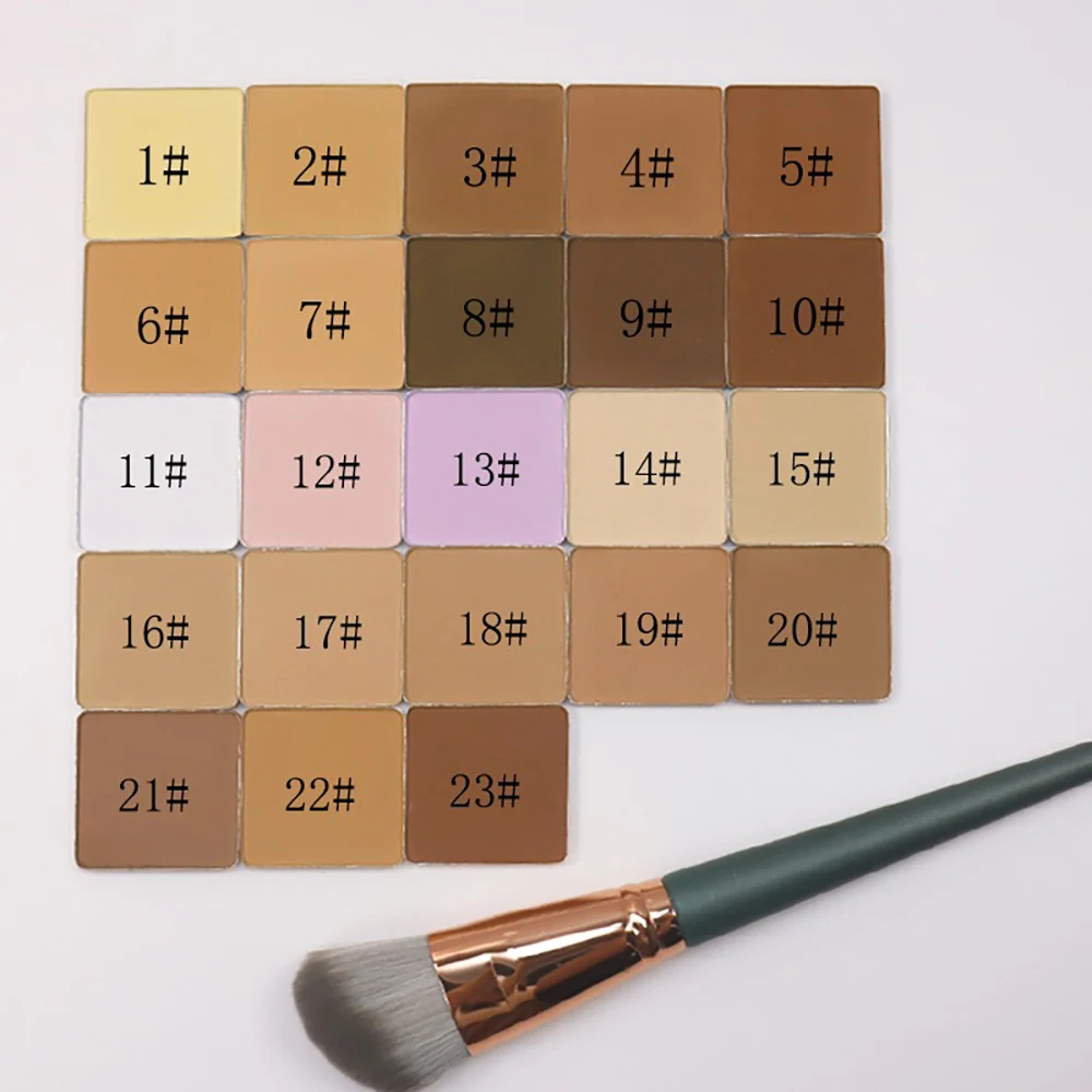 23colors Contour Pressed Powder Private Label Long-lasting Waterproof Natural Oil Control Concealer Custom Makeup Cruelty Free
