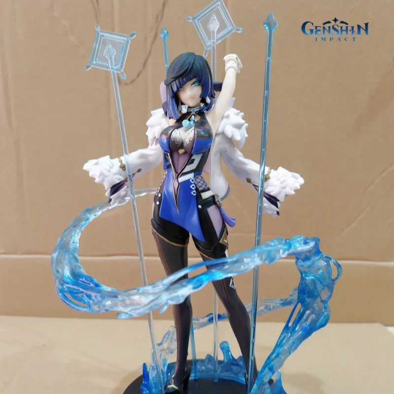 

31cm Genshin Impact Figures Maid Yelan Anime Figures Girl Figurine Model Pvc Statue Doll Room Collectible Decoration Toys Gifts