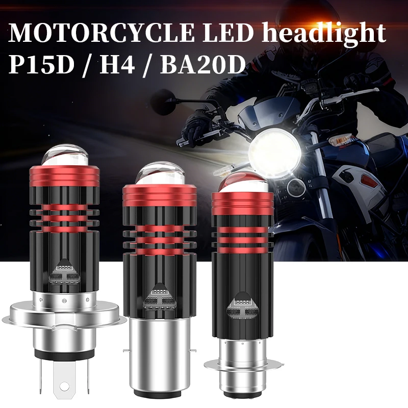 1PC H4 BA20D Motorc…