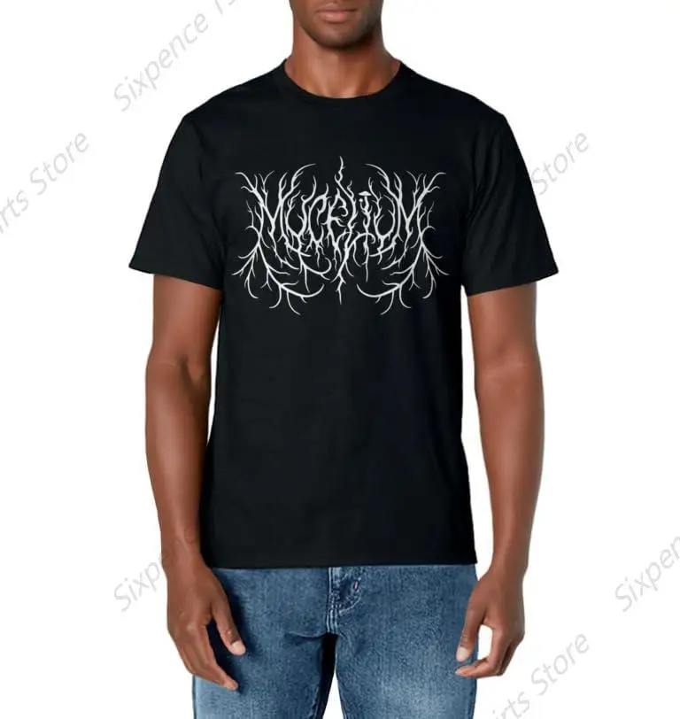 Mycelium Funny Heavy Metal Mushroom Men‘s T-Shirt Soft Comfortable Easy to Wear Simple Practical